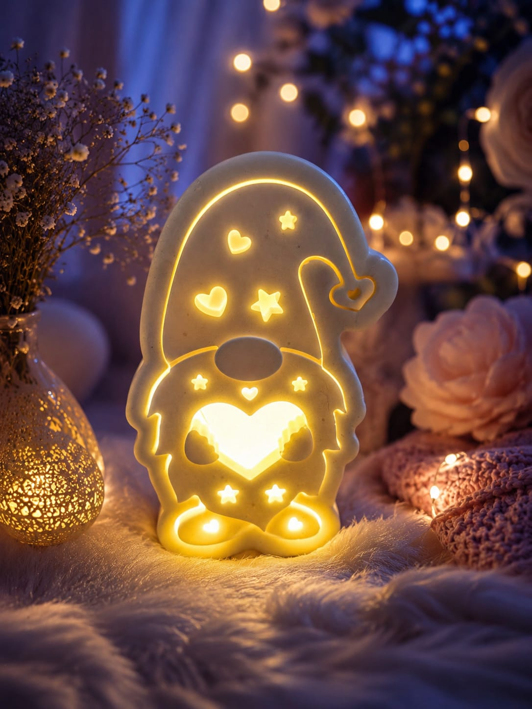 Decorazione luminosa artigianale